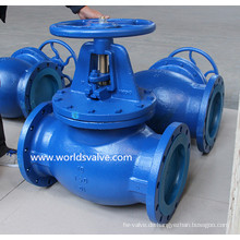 Kohlenstoffstahl Schneckengetriebe Globe Valve